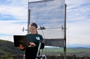 MIT student Maria Tou is working on fog harvesting in Chile