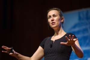Katharina Ribbeck, the Eugene Bell Career Development Professor of Tissue Engineering at MIT