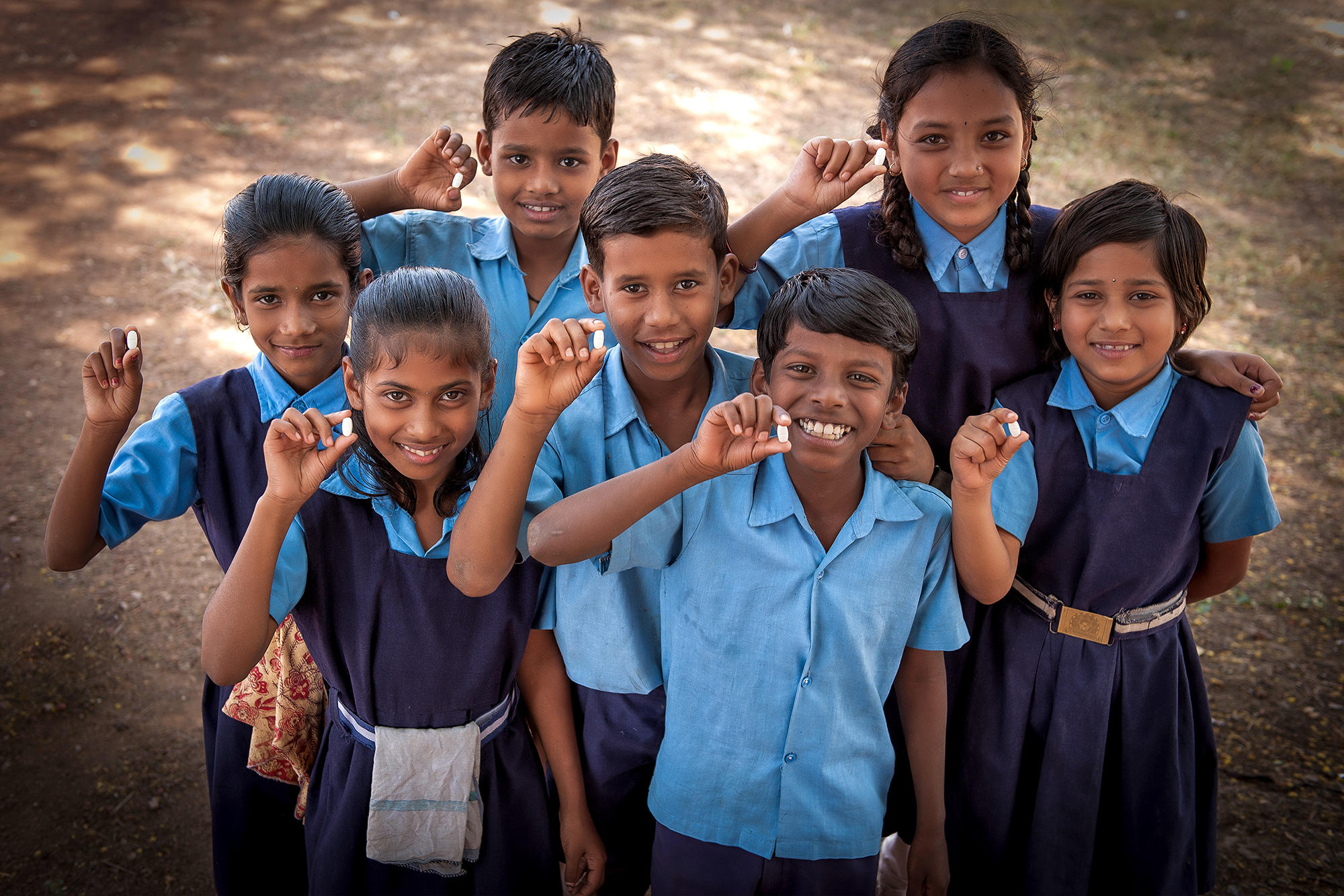 $100 spent on school-based deworming can lead to an additional 14 years of education for children. Photo: Evidence Action