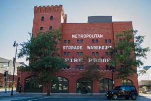 Located at the corner of Massachusetts Avenue and Vassar Street, the Metropolitan Warehouse opened in 1895 as a storage facility and was added to the National Registry of Historic Places in 1986. Photo: Jose-Luis Olivares/MIT News