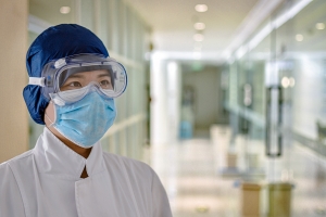 Person wearing personal protective equipment. Image: Unsplash