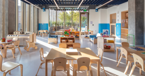 A preschool classroom in the new MIT Technology Childcare Center facility (Image: John Horner)