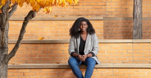 After studying and working on three continents, Andrea Orji, an MIT senior and chemical engineering major, now aspires to become a physician in Nigeria. Image: M. Scott Brauer