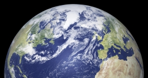 Image of the Earth from space.