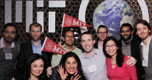 MIT alumni and friends celebrate the MIT Campaign at an event.