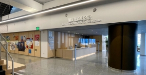 Image of interior of new welcome center