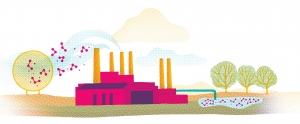 power plant illustration