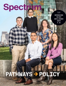 Cover of the winter 2018 issue of spectrum