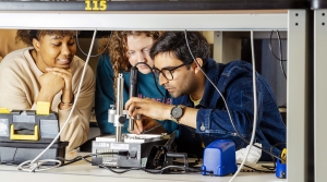 MIT students take part in a hands-on class building printed circuit boards (PCBs) during MIT's Independent Activities Period (IAP).