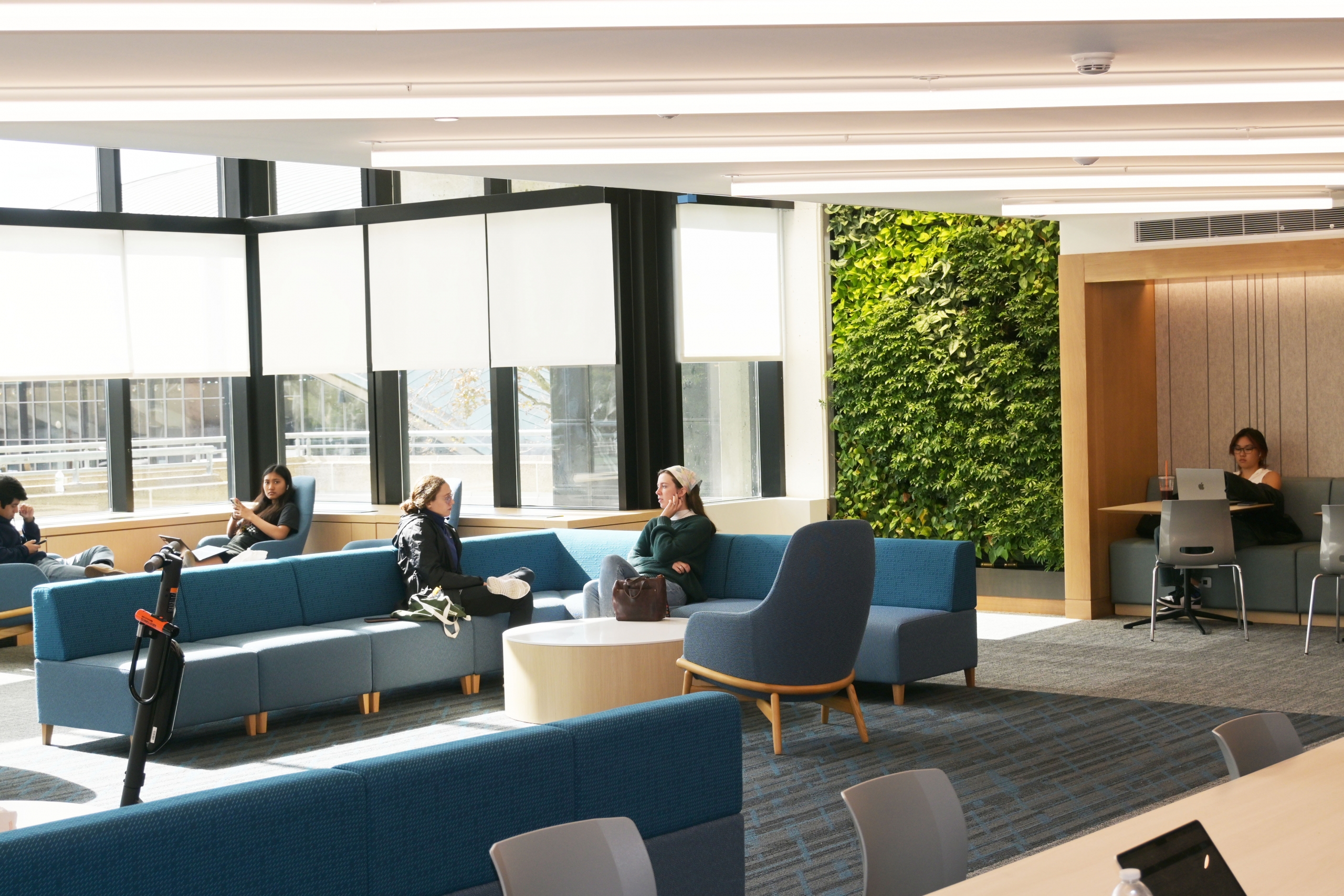 Lounge area in MIT Student Center.